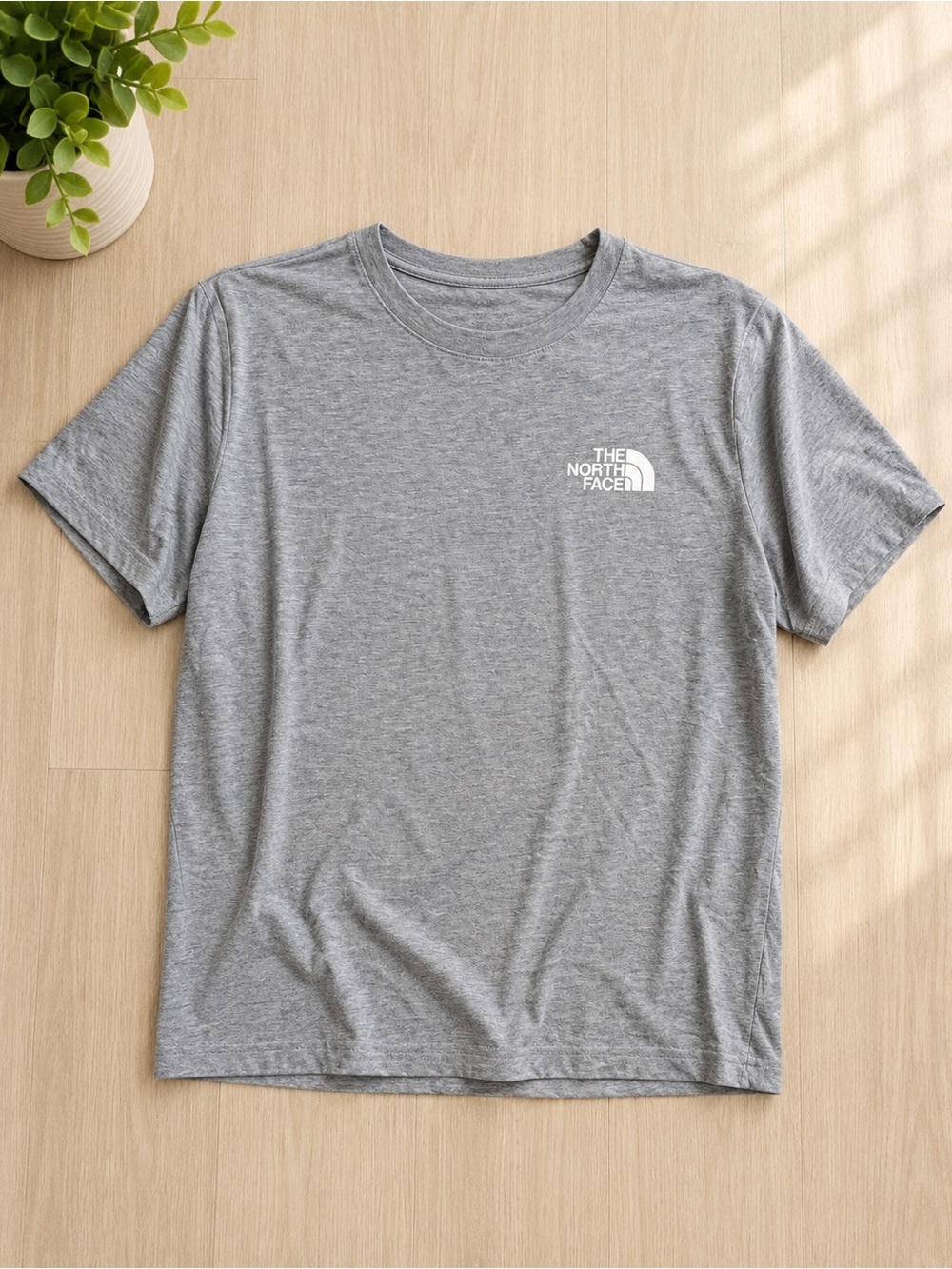 The North Face Gray Short Sleeve Logo Tee